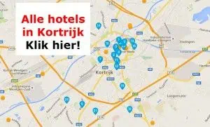 Hotels in Kortrijk op de kaart